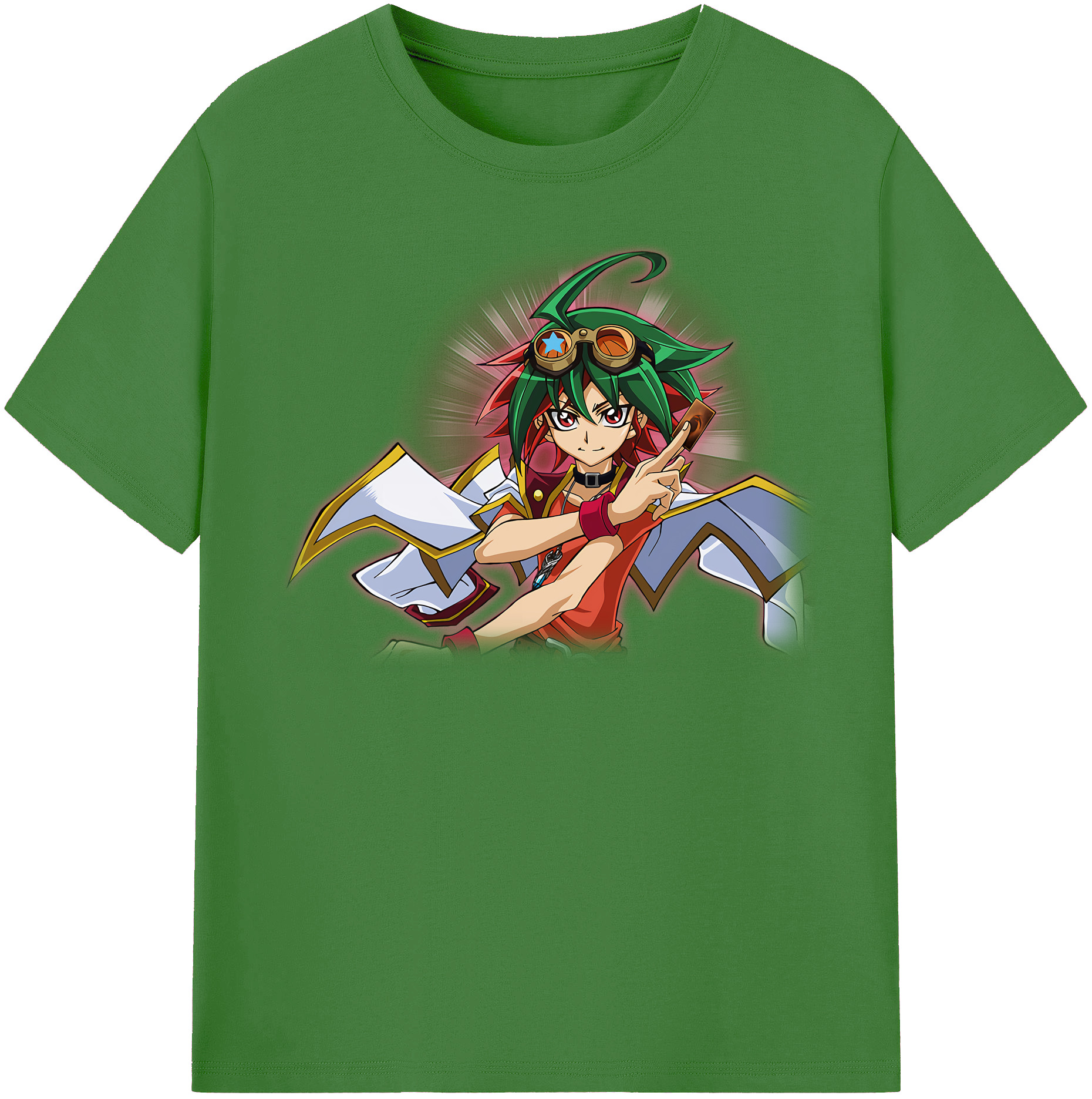 （画像用） 遊☆戯☆王 Yu-Gi-Oh! レディースカジュアルプリントTシャツ（綿100％）